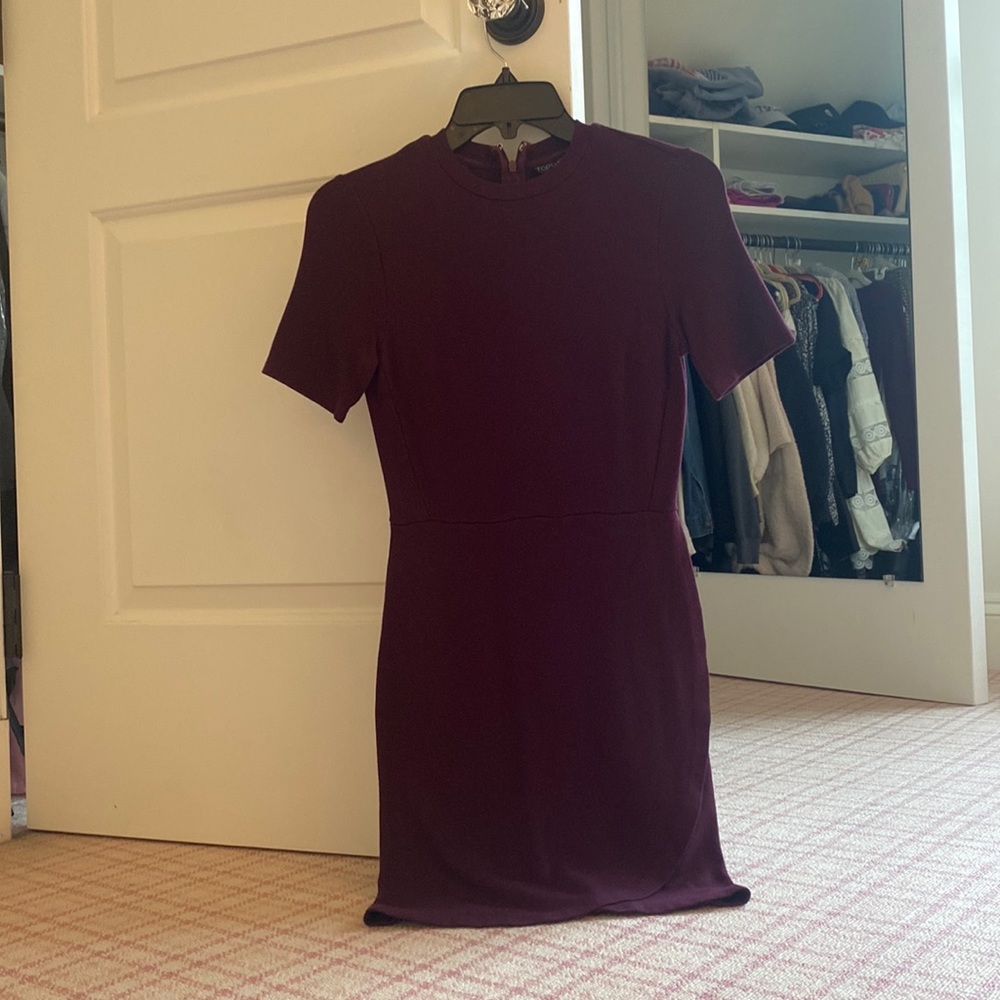 MAROON TOPSHOP DRESS
